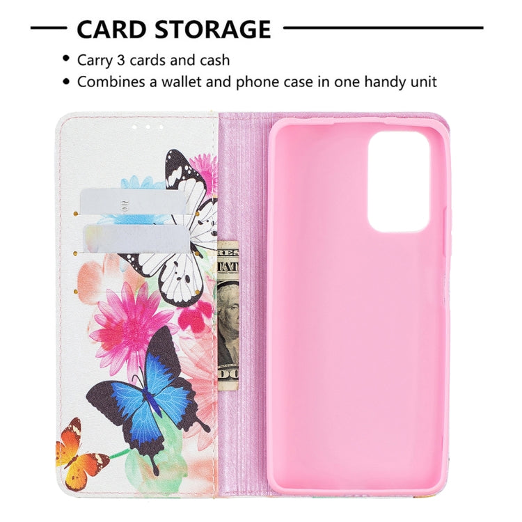 For Xiaomi Redmi Note 10 Pro Colored Drawing Pattern Invisible Magnetic Horizontal Flip PU Leather Case with Holder & Card Slots & Wallet