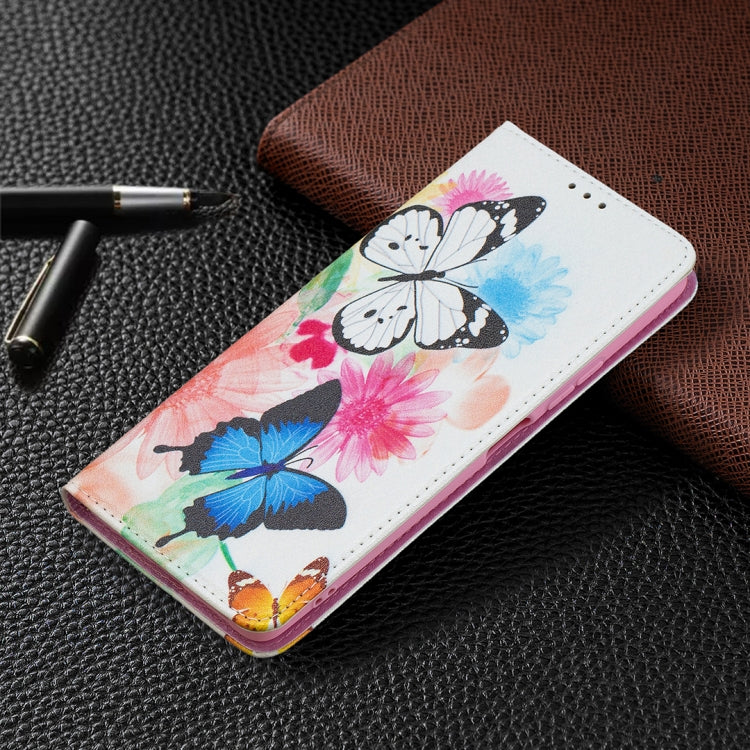 For Xiaomi Redmi Note 10 Pro Colored Drawing Pattern Invisible Magnetic Horizontal Flip PU Leather Case with Holder & Card Slots & Wallet
