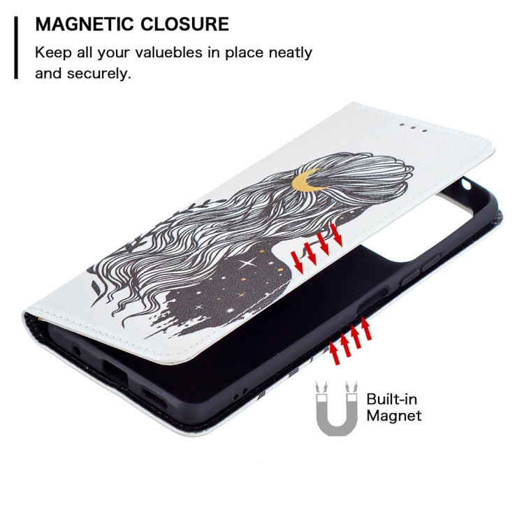 For Xiaomi Redmi Note 10 Pro Colored Drawing Pattern Invisible Magnetic Horizontal Flip PU Leather Case with Holder & Card Slots & Wallet