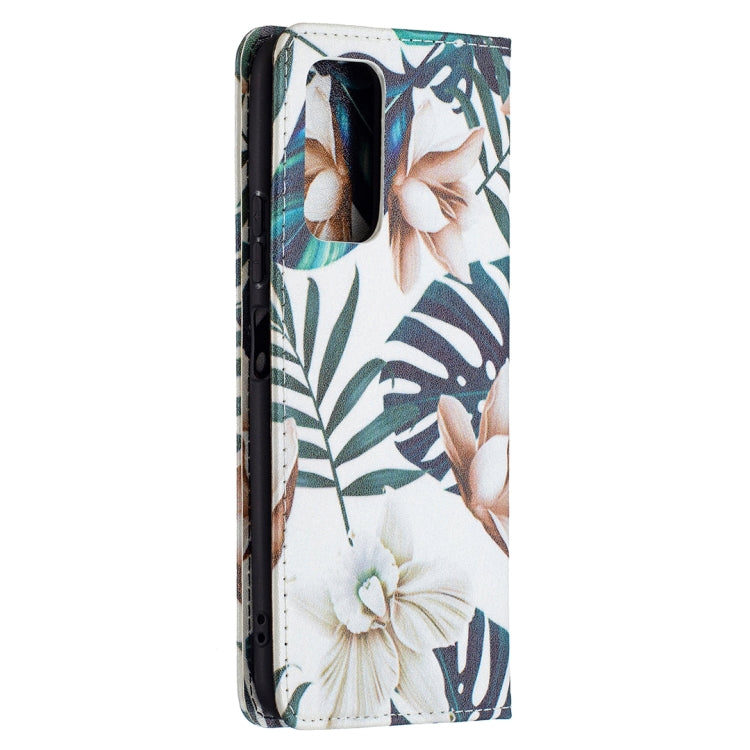 For Xiaomi Redmi Note 10 Pro Colored Drawing Pattern Invisible Magnetic Horizontal Flip PU Leather Case with Holder & Card Slots & Wallet