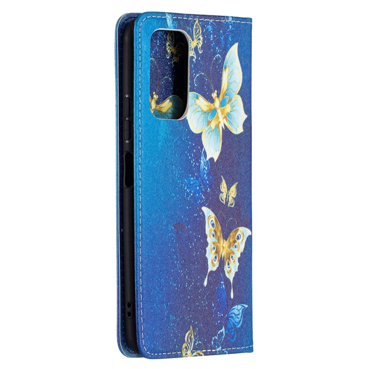 For Xiaomi Redmi Note 10 Pro Colored Drawing Pattern Invisible Magnetic Horizontal Flip PU Leather Case with Holder & Card Slots & Wallet
