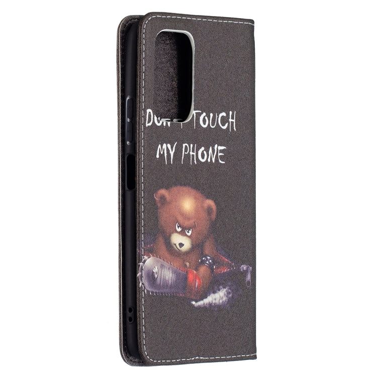 For Xiaomi Redmi Note 10 Pro Colored Drawing Pattern Invisible Magnetic Horizontal Flip PU Leather Case with Holder & Card Slots & Wallet