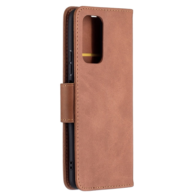 For Xiaomi Redmi Note 10 Pro Retro Lambskin Texture Pure Color Horizontal Flip PU Leather Case with Holder & Card Slots & Wallet & Lanyard