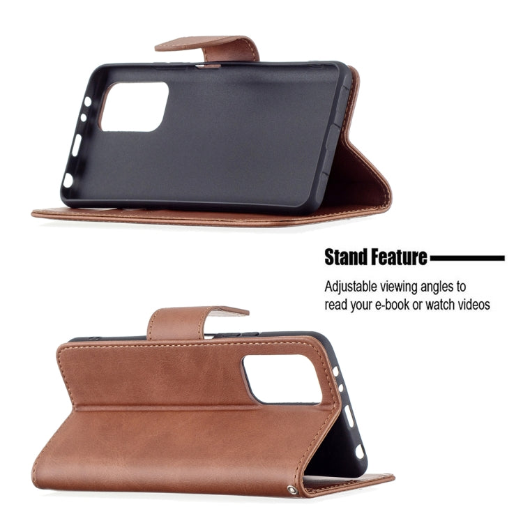 For Xiaomi Redmi Note 10 Pro Retro Lambskin Texture Pure Color Horizontal Flip PU Leather Case with Holder & Card Slots & Wallet & Lanyard