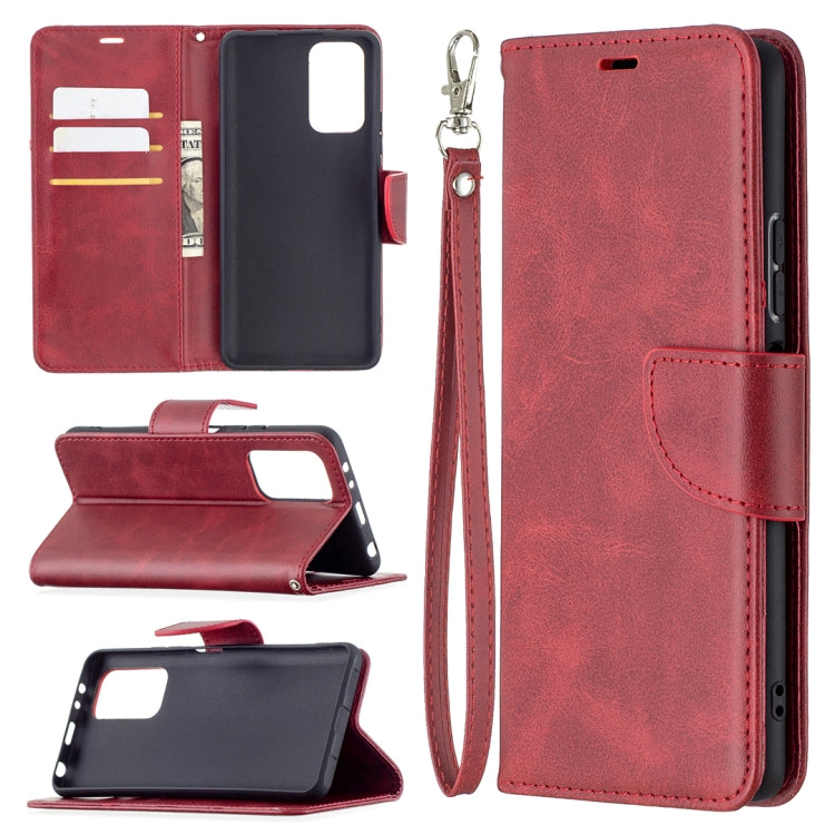 For Xiaomi Redmi Note 10 Pro Retro Lambskin Texture Pure Color Horizontal Flip PU Leather Case with Holder & Card Slots & Wallet & Lanyard