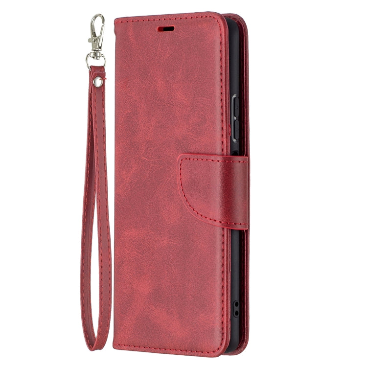 For Xiaomi Redmi Note 10 Pro Retro Lambskin Texture Pure Color Horizontal Flip PU Leather Case with Holder & Card Slots & Wallet & Lanyard