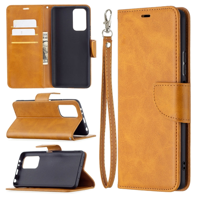 For Xiaomi Redmi Note 10 Pro Retro Lambskin Texture Pure Color Horizontal Flip PU Leather Case with Holder & Card Slots & Wallet & Lanyard