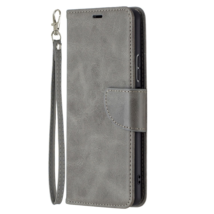 For Xiaomi Redmi Note 10 Pro Retro Lambskin Texture Pure Color Horizontal Flip PU Leather Case with Holder & Card Slots & Wallet & Lanyard