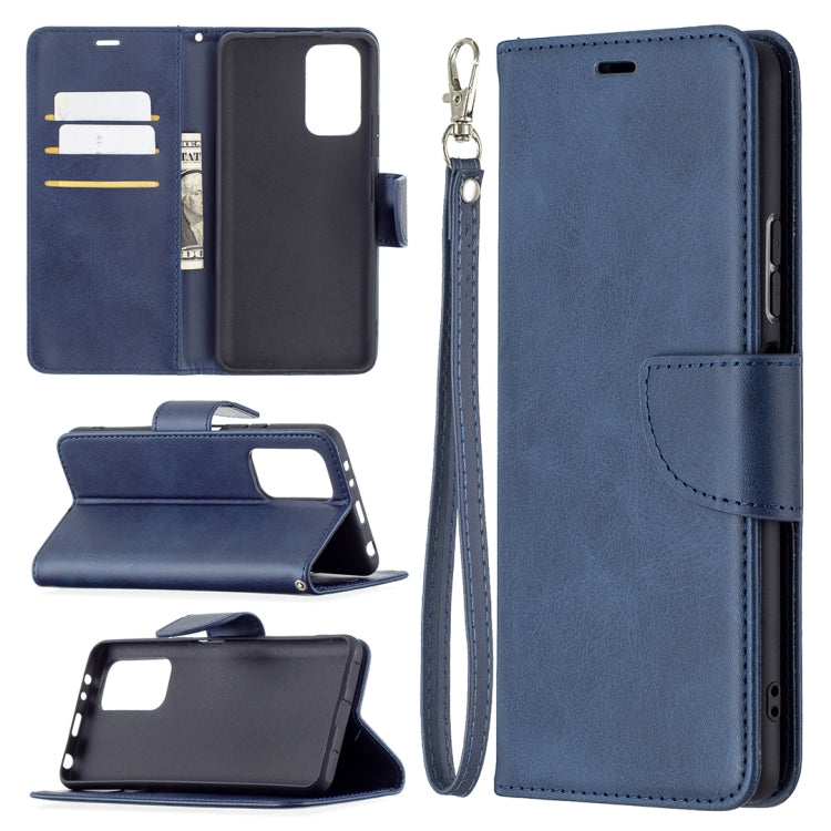 For Xiaomi Redmi Note 10 Pro Retro Lambskin Texture Pure Color Horizontal Flip PU Leather Case with Holder & Card Slots & Wallet & Lanyard