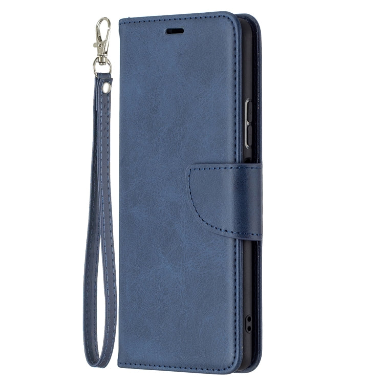 For Xiaomi Redmi Note 10 Pro Retro Lambskin Texture Pure Color Horizontal Flip PU Leather Case with Holder & Card Slots & Wallet & Lanyard
