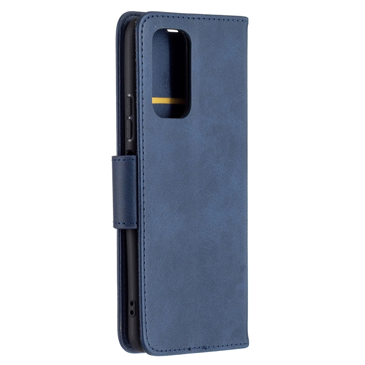 For Xiaomi Redmi Note 10 Pro Retro Lambskin Texture Pure Color Horizontal Flip PU Leather Case with Holder & Card Slots & Wallet & Lanyard