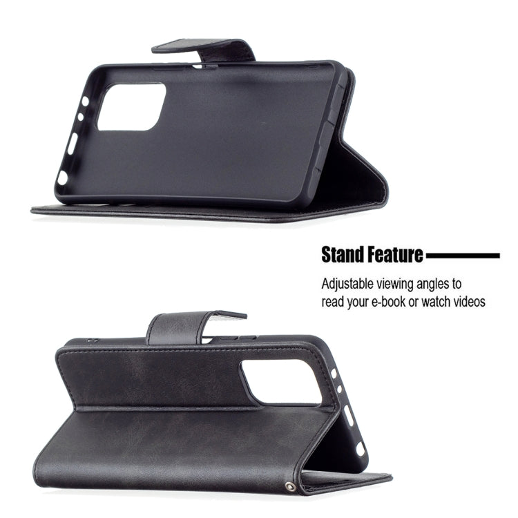 For Xiaomi Redmi Note 10 Pro Retro Lambskin Texture Pure Color Horizontal Flip PU Leather Case with Holder & Card Slots & Wallet & Lanyard