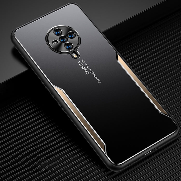 For vivo S6 5G Blade Series TPU Frame + Titanium Alloy Sand Blasting Technology Backplane + Color Aluminum Alloy Decorative Edge Mobile Phone Protective Shell