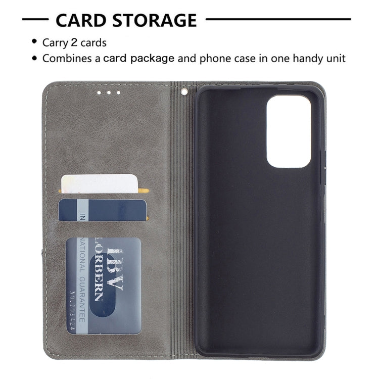 For Xiaomi Redmi Note 10 Pro Rhombus Texture Horizontal Flip Magnetic Leather Case with Holder & Card Slots