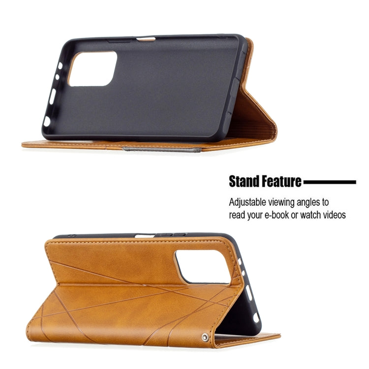 For Xiaomi Redmi Note 10 Pro Rhombus Texture Horizontal Flip Magnetic Leather Case with Holder & Card Slots