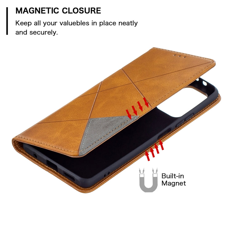 For Xiaomi Redmi Note 10 Pro Rhombus Texture Horizontal Flip Magnetic Leather Case with Holder & Card Slots