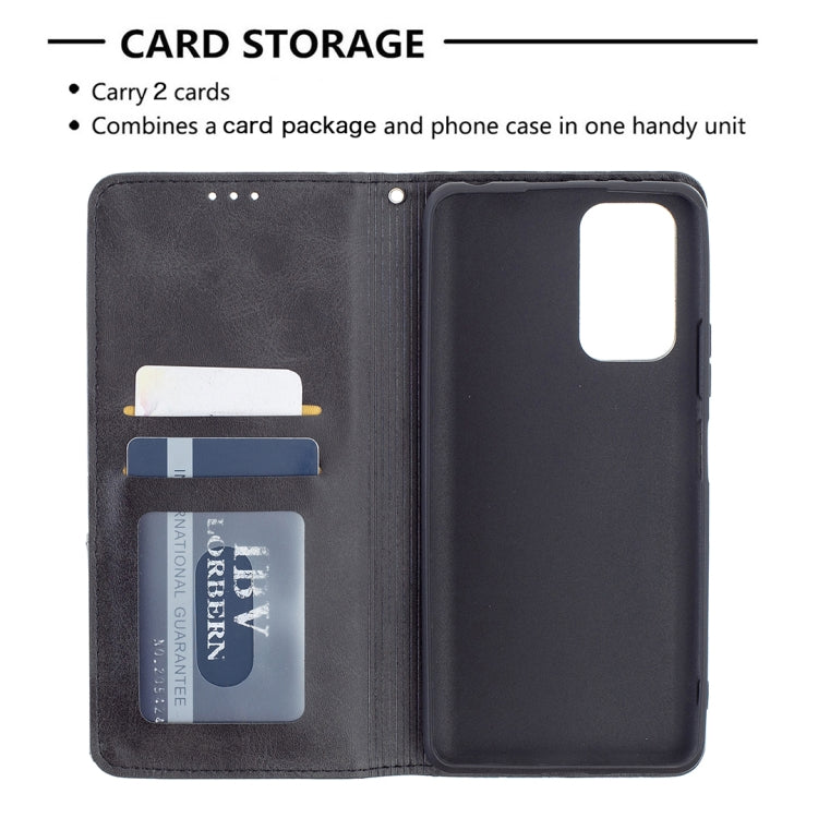 For Xiaomi Redmi Note 10 Pro Rhombus Texture Horizontal Flip Magnetic Leather Case with Holder & Card Slots