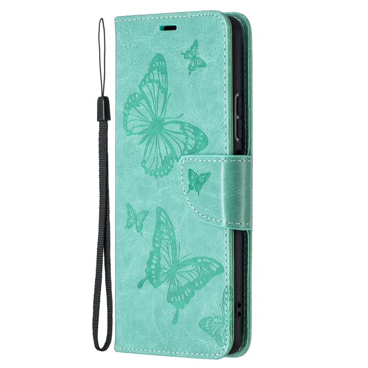 For Xiaomi Redmi Note 10 Pro Two Butterflies Embossing Pattern Horizontal Flip Leather Case with Holder & Card Slot & Wallet & Lanyard