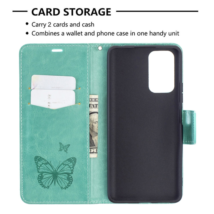 For Xiaomi Redmi Note 10 Pro Two Butterflies Embossing Pattern Horizontal Flip Leather Case with Holder & Card Slot & Wallet & Lanyard