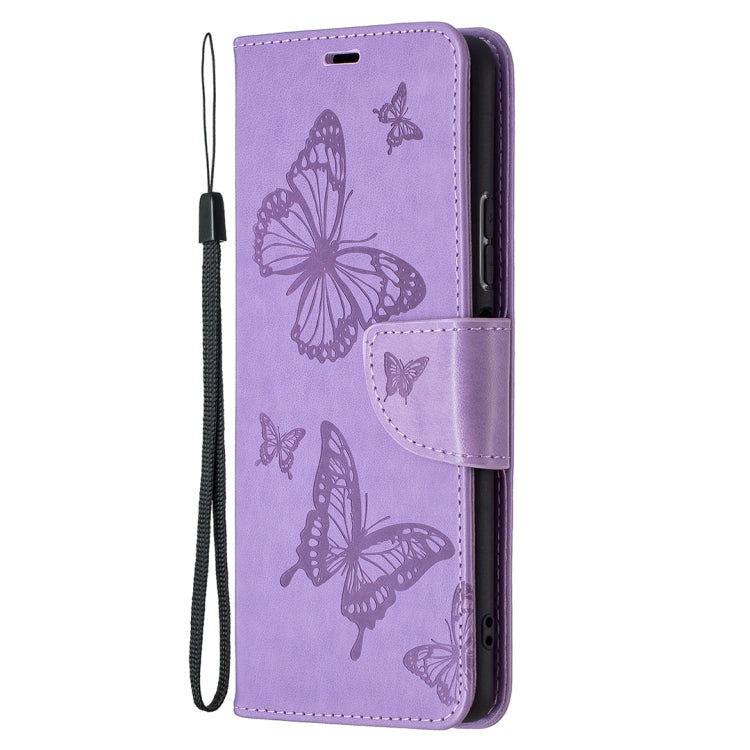 For Xiaomi Redmi Note 10 Pro Two Butterflies Embossing Pattern Horizontal Flip Leather Case with Holder & Card Slot & Wallet & Lanyard