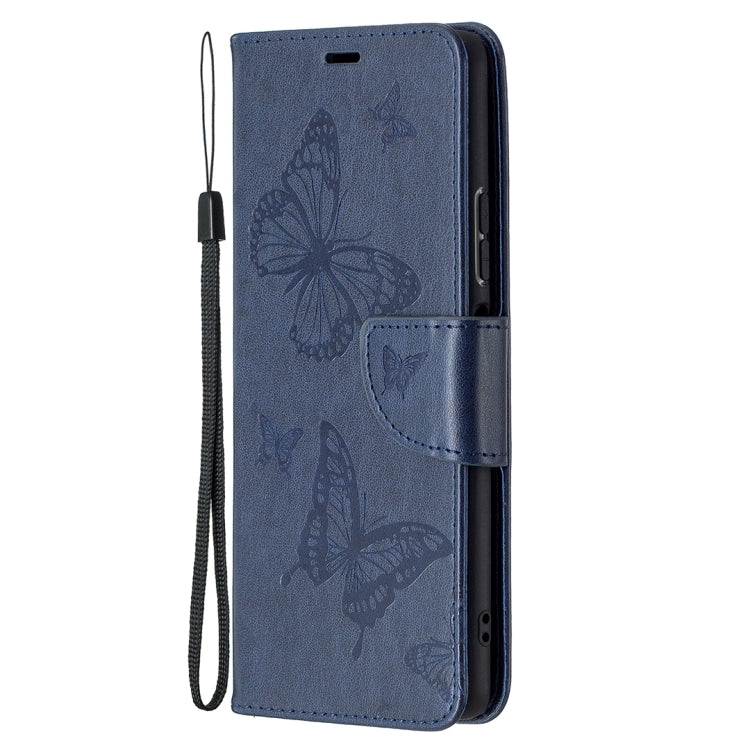 For Xiaomi Redmi Note 10 Pro Two Butterflies Embossing Pattern Horizontal Flip Leather Case with Holder & Card Slot & Wallet & Lanyard