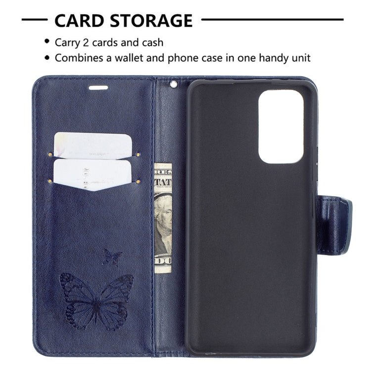 For Xiaomi Redmi Note 10 Pro Two Butterflies Embossing Pattern Horizontal Flip Leather Case with Holder & Card Slot & Wallet & Lanyard