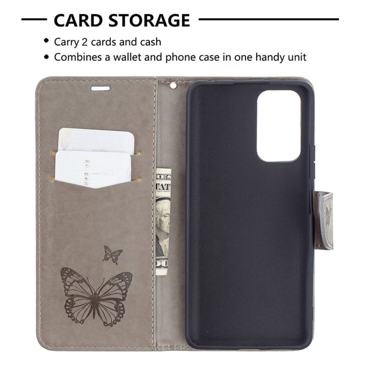 For Xiaomi Redmi Note 10 Pro Two Butterflies Embossing Pattern Horizontal Flip Leather Case with Holder & Card Slot & Wallet & Lanyard