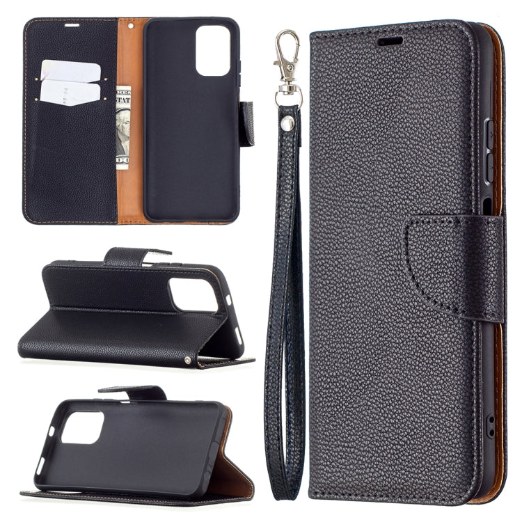 For Xiaomi Redmi Note 10 4G Litchi Texture Pure Color Horizontal Flip Leather Case with Holder & Card Slots & Wallet & Lanyard