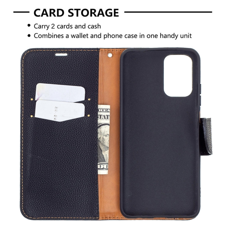 For Xiaomi Redmi Note 10 4G Litchi Texture Pure Color Horizontal Flip Leather Case with Holder & Card Slots & Wallet & Lanyard