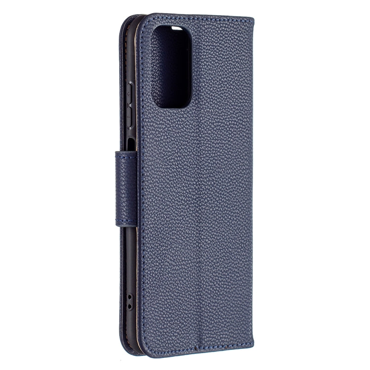 For Xiaomi Redmi Note 10 4G Litchi Texture Pure Color Horizontal Flip Leather Case with Holder & Card Slots & Wallet & Lanyard