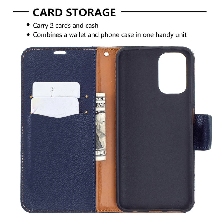 For Xiaomi Redmi Note 10 4G Litchi Texture Pure Color Horizontal Flip Leather Case with Holder & Card Slots & Wallet & Lanyard