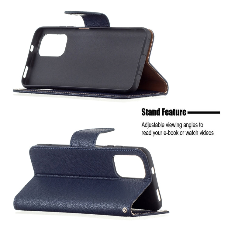 For Xiaomi Redmi Note 10 4G Litchi Texture Pure Color Horizontal Flip Leather Case with Holder & Card Slots & Wallet & Lanyard