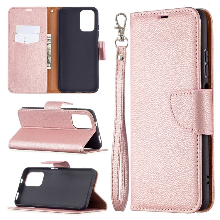 For Xiaomi Redmi Note 10 4G Litchi Texture Pure Color Horizontal Flip Leather Case with Holder & Card Slots & Wallet & Lanyard