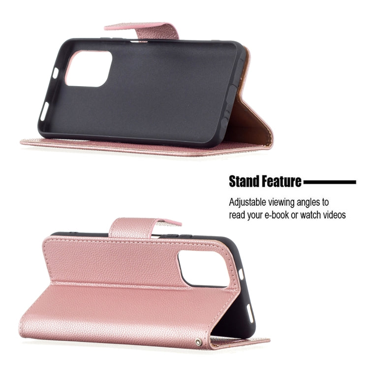 For Xiaomi Redmi Note 10 4G Litchi Texture Pure Color Horizontal Flip Leather Case with Holder & Card Slots & Wallet & Lanyard