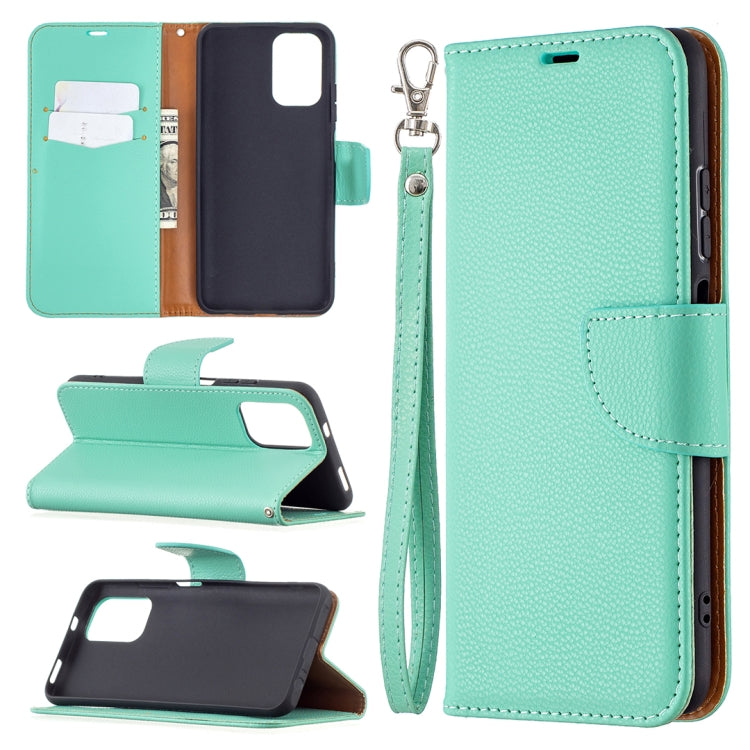 For Xiaomi Redmi Note 10 4G Litchi Texture Pure Color Horizontal Flip Leather Case with Holder & Card Slots & Wallet & Lanyard