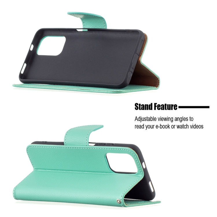 For Xiaomi Redmi Note 10 4G Litchi Texture Pure Color Horizontal Flip Leather Case with Holder & Card Slots & Wallet & Lanyard