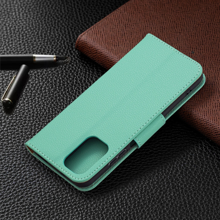 For Xiaomi Redmi Note 10 4G Litchi Texture Pure Color Horizontal Flip Leather Case with Holder & Card Slots & Wallet & Lanyard
