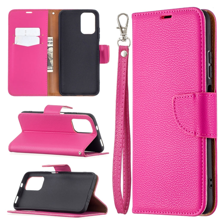 For Xiaomi Redmi Note 10 4G Litchi Texture Pure Color Horizontal Flip Leather Case with Holder & Card Slots & Wallet & Lanyard