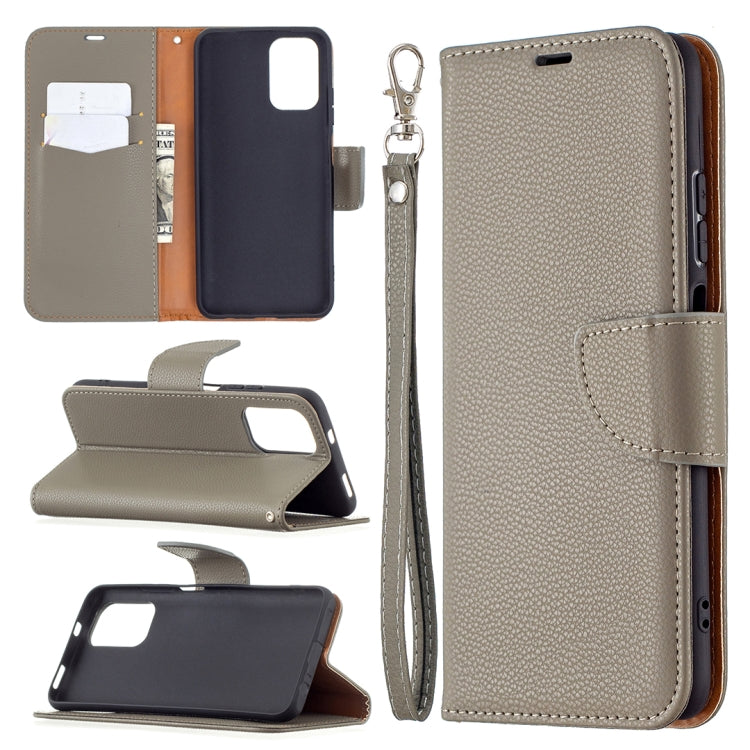 For Xiaomi Redmi Note 10 4G Litchi Texture Pure Color Horizontal Flip Leather Case with Holder & Card Slots & Wallet & Lanyard