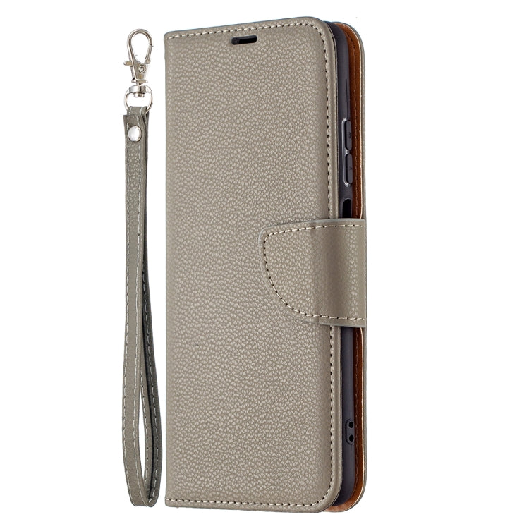 For Xiaomi Redmi Note 10 4G Litchi Texture Pure Color Horizontal Flip Leather Case with Holder & Card Slots & Wallet & Lanyard