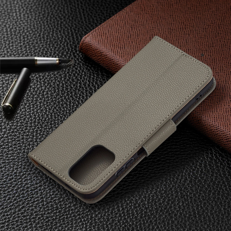 For Xiaomi Redmi Note 10 4G Litchi Texture Pure Color Horizontal Flip Leather Case with Holder & Card Slots & Wallet & Lanyard