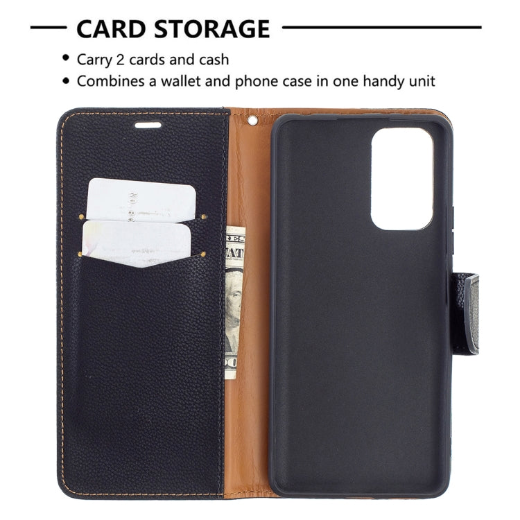 For Xiaomi Redmi Note 10 Pro Litchi Texture Pure Color Horizontal Flip Leather Case with Holder & Card Slots & Wallet & Lanyard