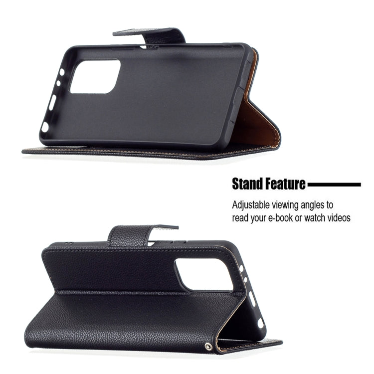 For Xiaomi Redmi Note 10 Pro Litchi Texture Pure Color Horizontal Flip Leather Case with Holder & Card Slots & Wallet & Lanyard