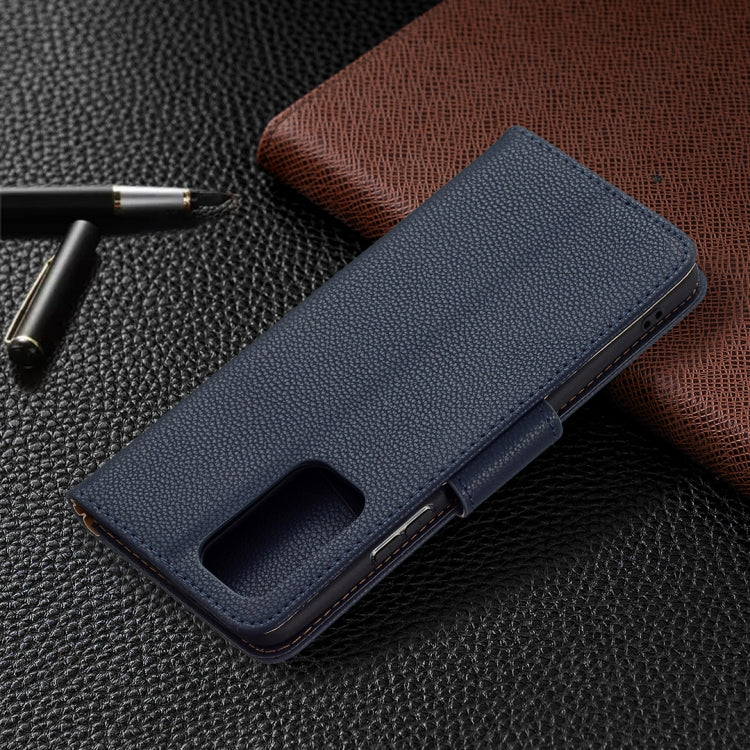 For Xiaomi Redmi Note 10 Pro Litchi Texture Pure Color Horizontal Flip Leather Case with Holder & Card Slots & Wallet & Lanyard