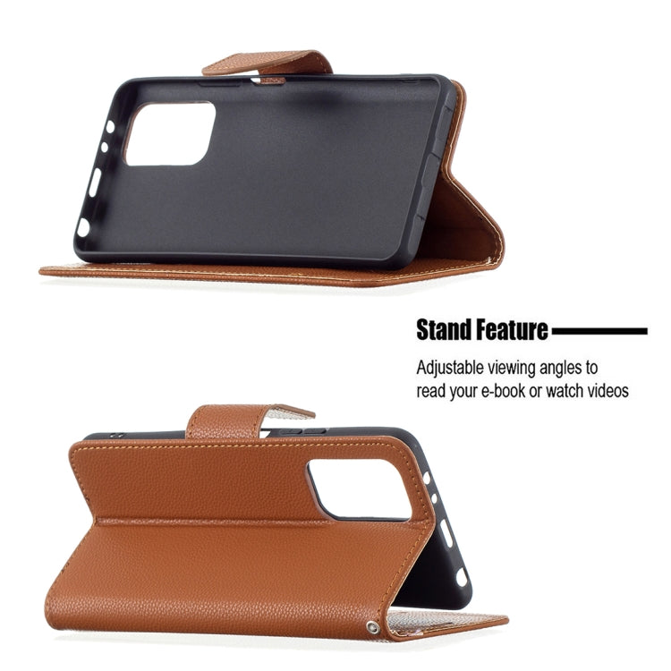 For Xiaomi Redmi Note 10 Pro Litchi Texture Pure Color Horizontal Flip Leather Case with Holder & Card Slots & Wallet & Lanyard