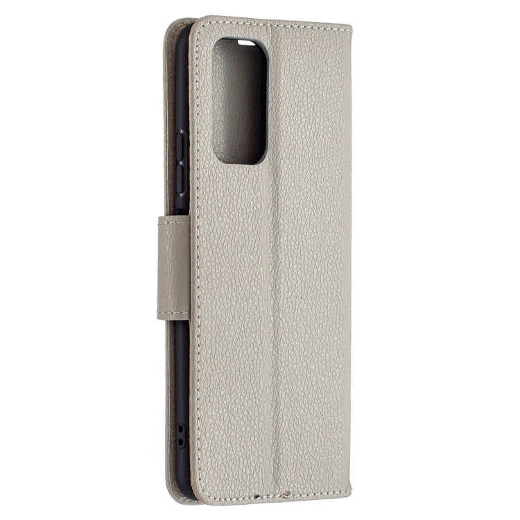 For Xiaomi Redmi Note 10 Pro Litchi Texture Pure Color Horizontal Flip Leather Case with Holder & Card Slots & Wallet & Lanyard