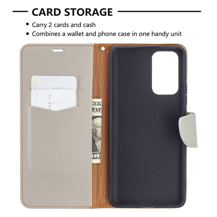 For Xiaomi Redmi Note 10 Pro Litchi Texture Pure Color Horizontal Flip Leather Case with Holder & Card Slots & Wallet & Lanyard