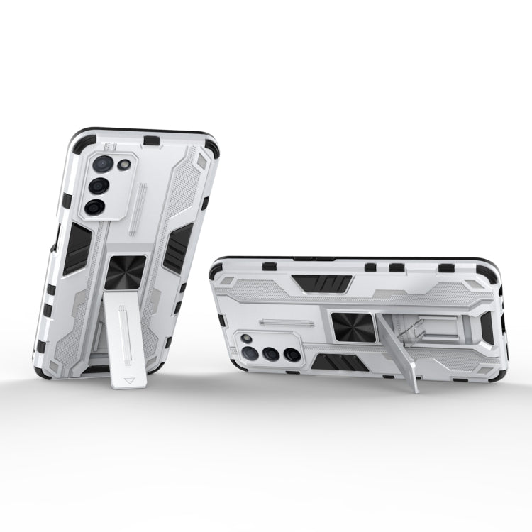 For OPPO A55 5G Supersonic PC + TPU Shock-proof Protective Case with Holder