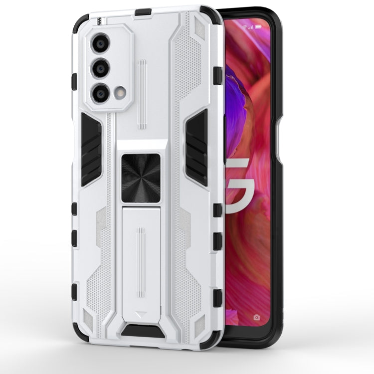 For OPPO A93 5G Supersonic PC + TPU Shock-proof Protective Case with Holder