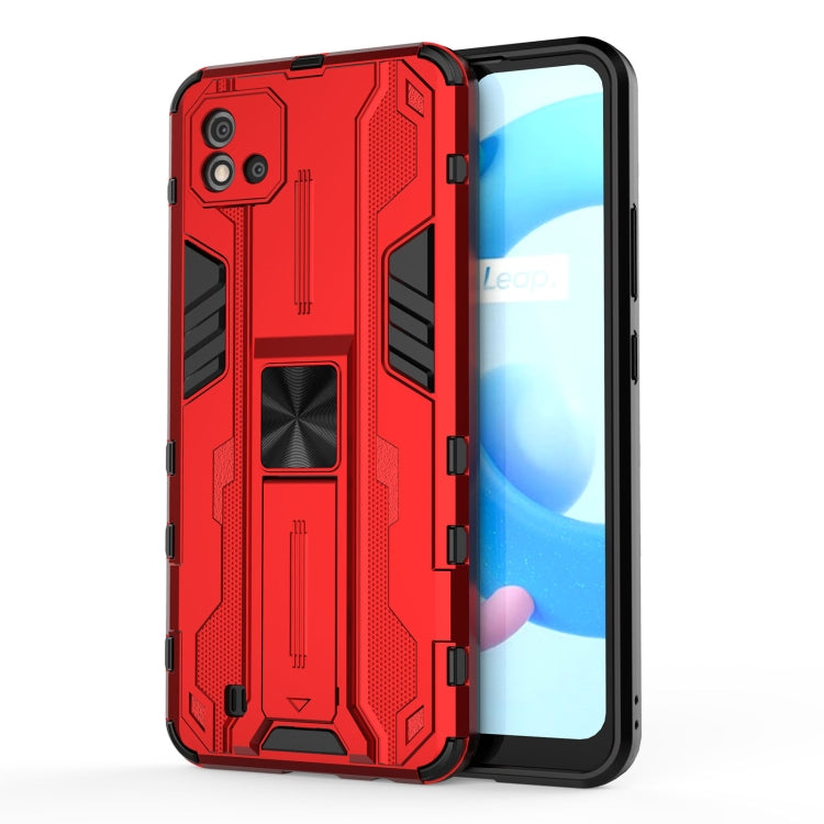 For OPPO Realme C20 Supersonic PC + TPU Shock-proof Protective Case with Holder